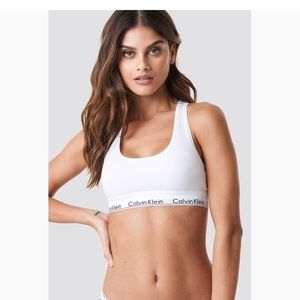 Calvin Klein Modern Cotton Bralette (White) 💎